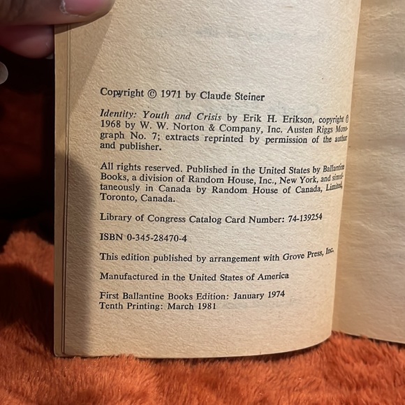 Games Alcoholics play ( copyright 1981 ) - Picture 5 of 9